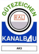 Gütezeichen Kanalbau AK3